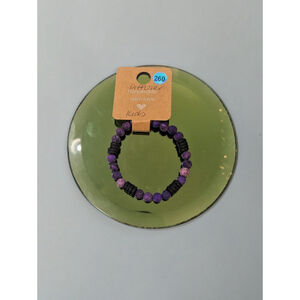 Purple Howlite & Lava Stone Diffuser Bracelet KIDS